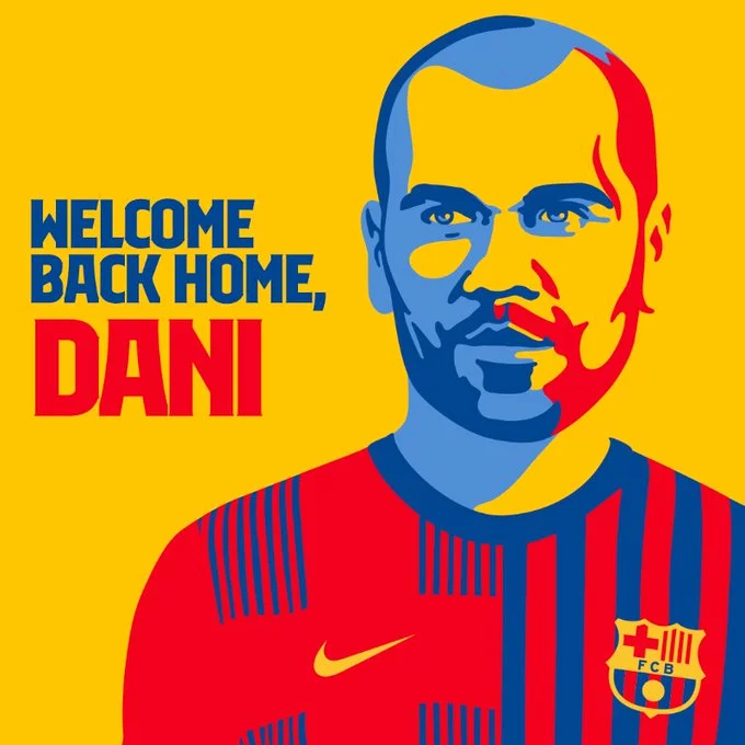 Официально: Дани Алвес вернулся в Барселону
