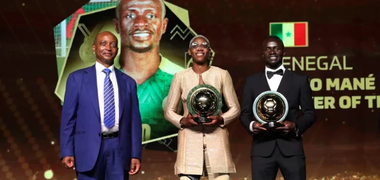 Садио Мане признан лучшим футболистом Африки по результатам 2021 года